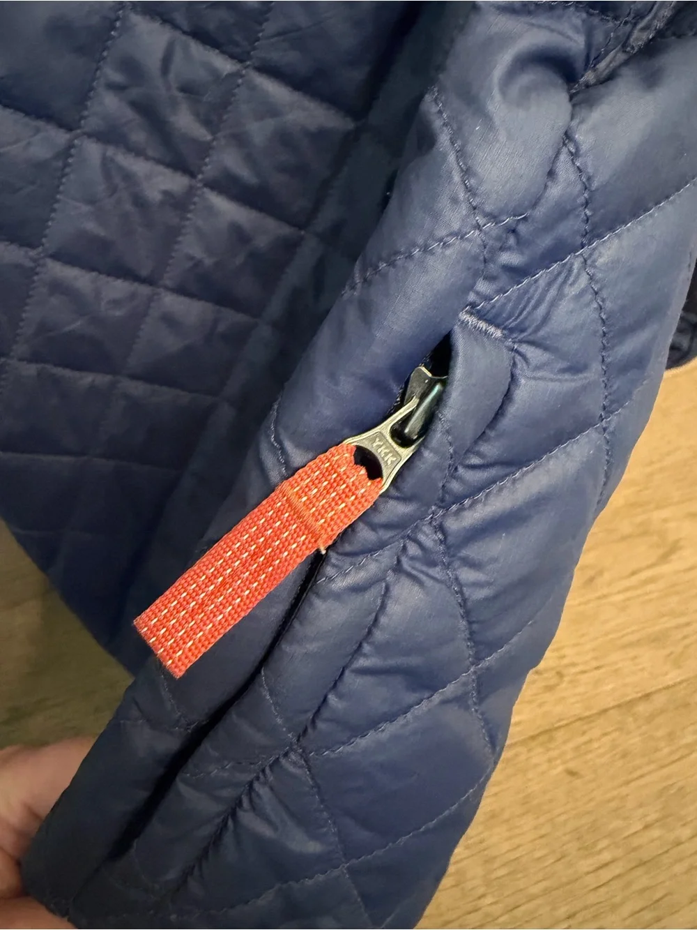 Patagonia Navy Quilted Baby Puff Jacket